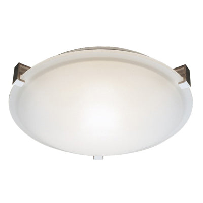 Trans Globe Lighting 59007 BN 15" Indoor Brushed Nickel Contemporary Flushmount