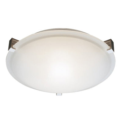 Trans Globe Lighting 59008 BN 20" Indoor Brushed Nickel Contemporary Flushmount