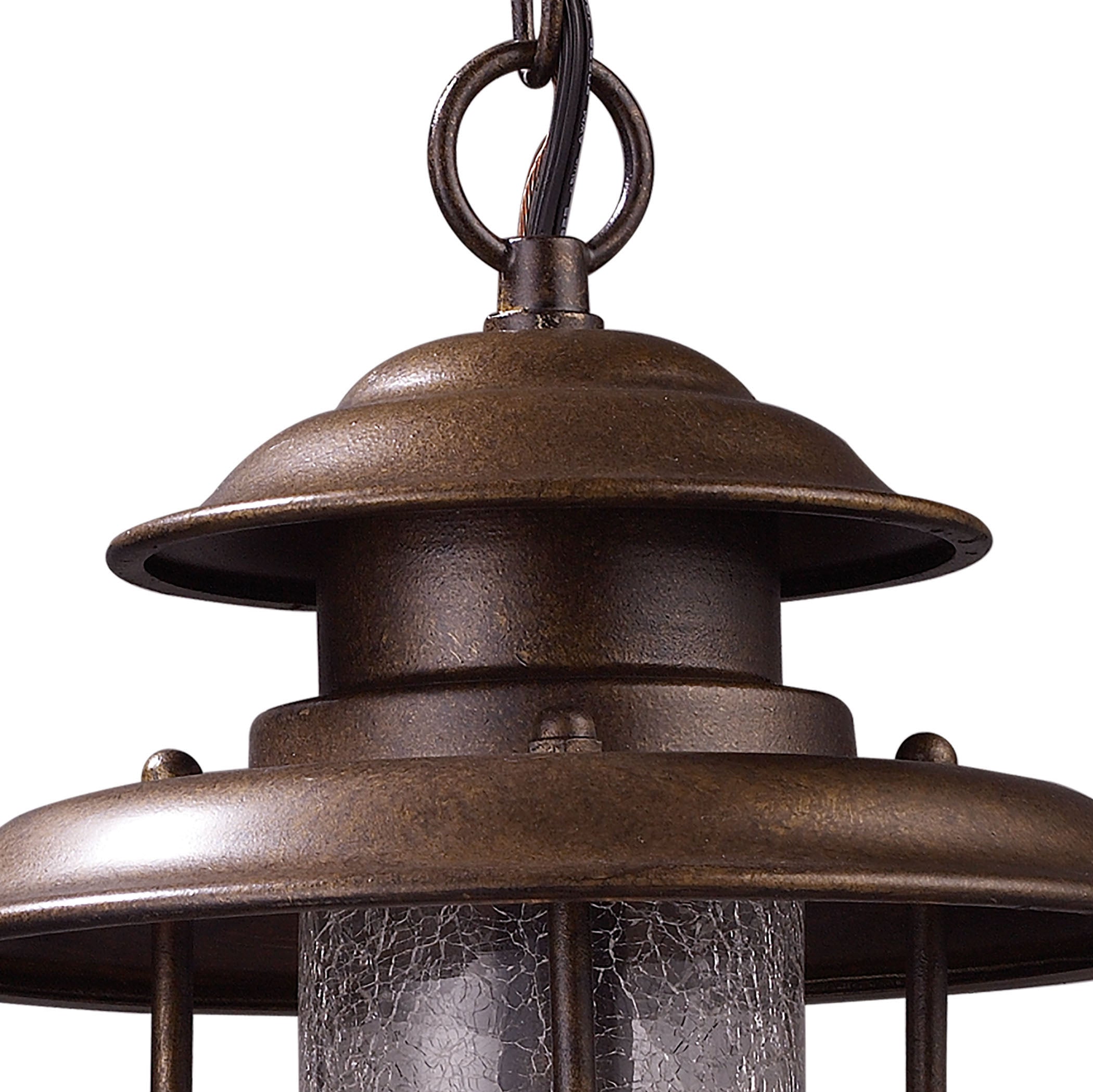 ELK Lighting 62006-1 Wikshire 1-Light Outdoor Pendant in Coffee Bronze