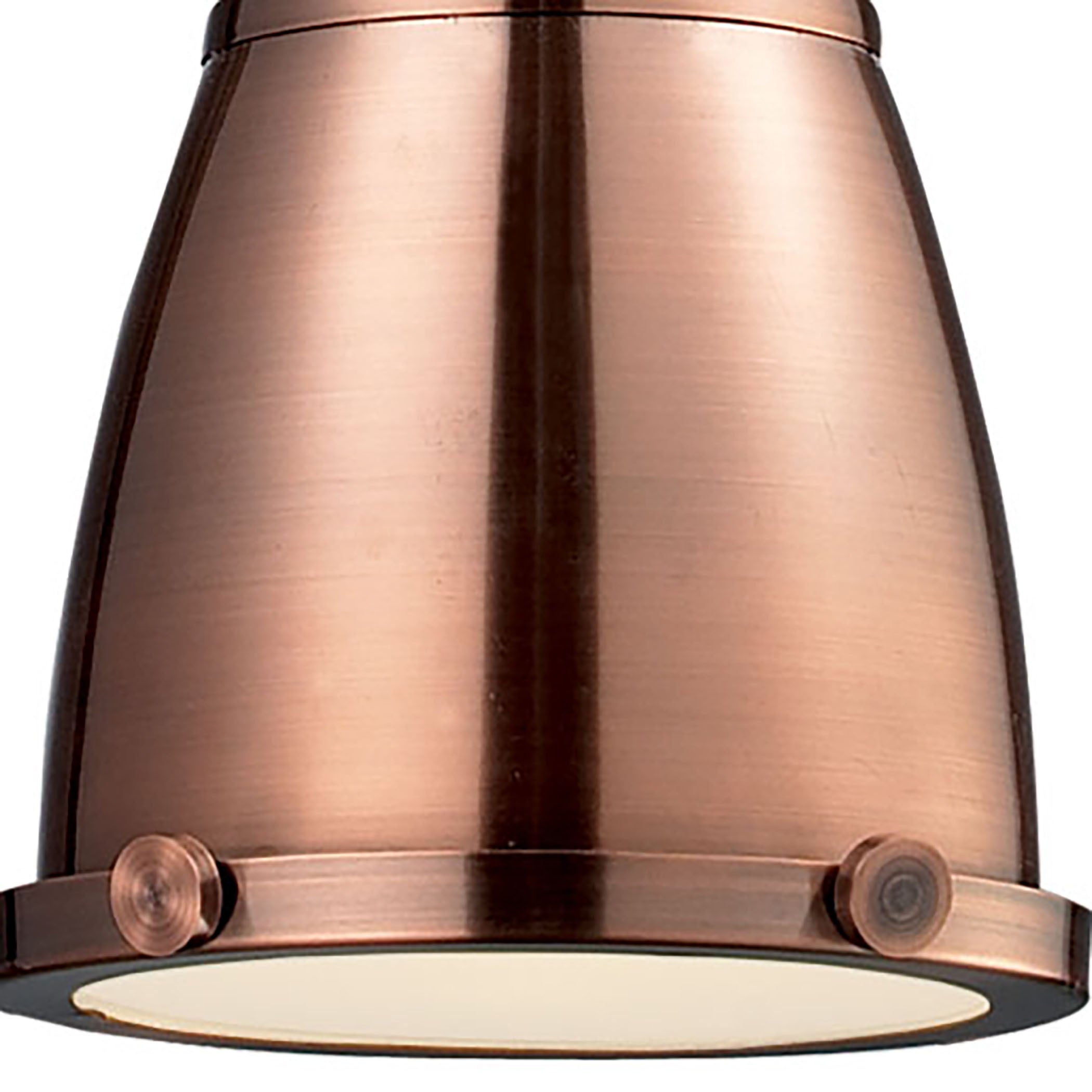 ELK Lighting 66149-1 Chadwick 1-Light Mini Pendant in Antique Copper with Matching Shade