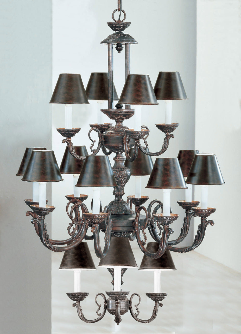 Classic Lighting 69119 EB Innsbrook Traditional Cast Chandelier in English Bronze