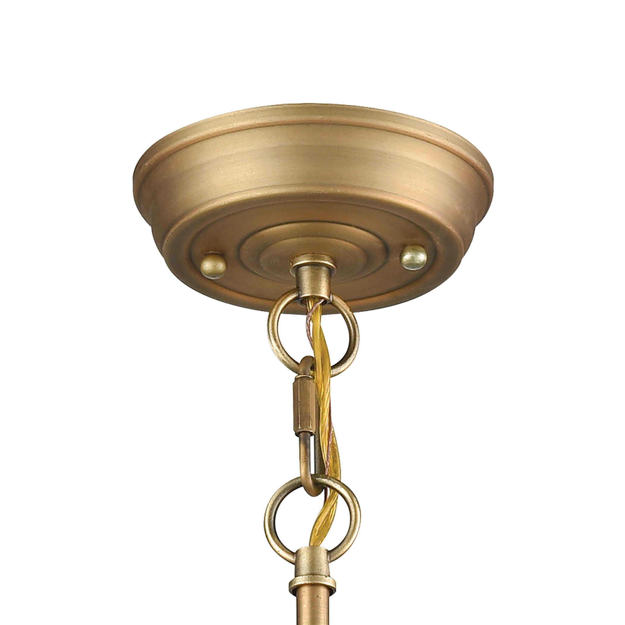 ELK Lighting 69213/1 Lisbon 1-Light Mini Pendant in Classic Brass and Oil Rubbed Bronze