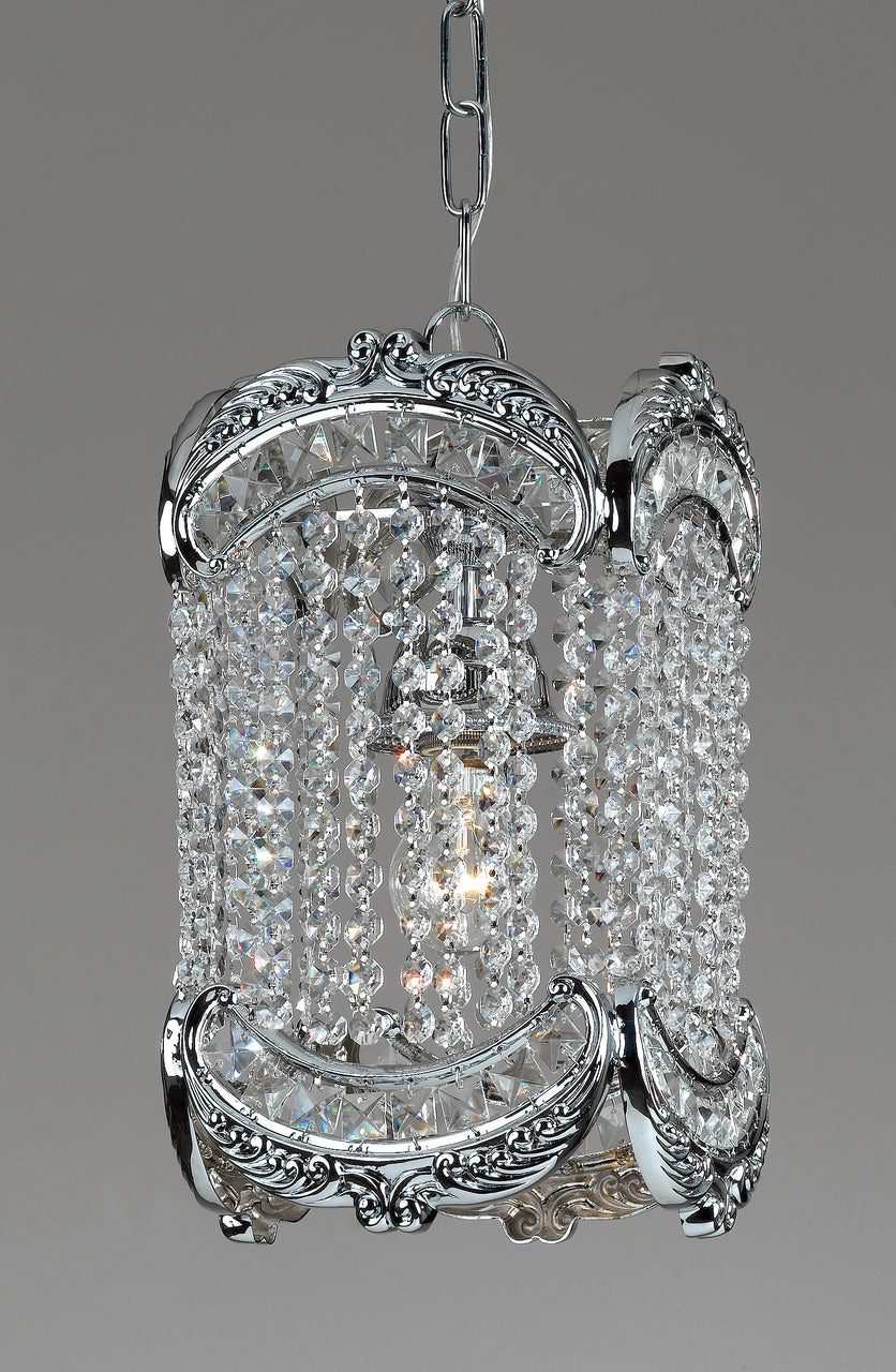 Classic Lighting 69764 CH CP Emily Crystal Lantern in Chrome