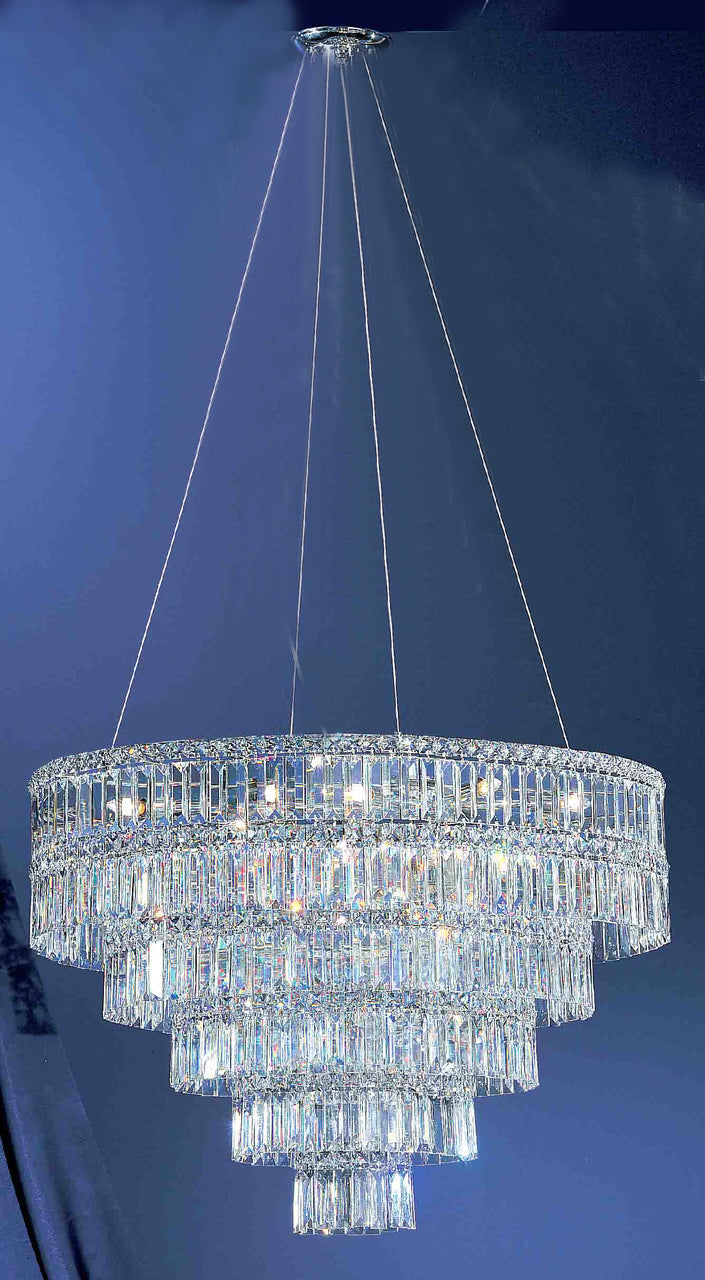 Classic Lighting 69795 CH AT Sofia Crystal Chandelier in Chrome