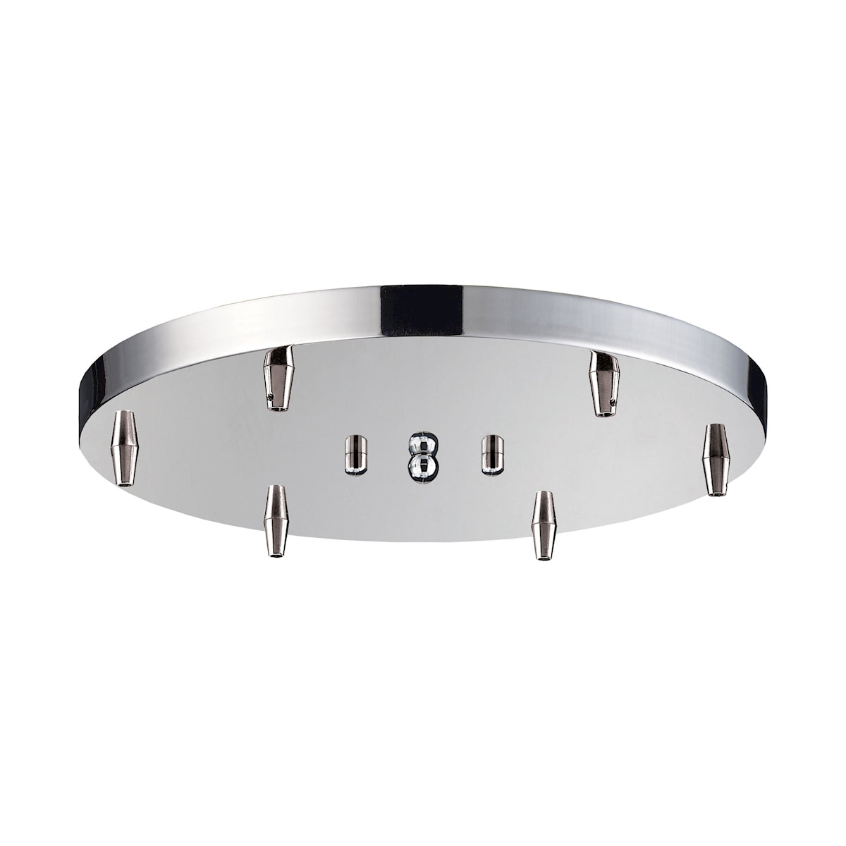 ELK Lighting 6R-CHR Illuminare Accessories Round Pan for 6 Lights in Chrome