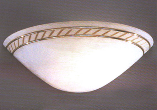 Classic Lighting 7471 Athena Alabaster Wall Sconce in White (Imported from Spain)