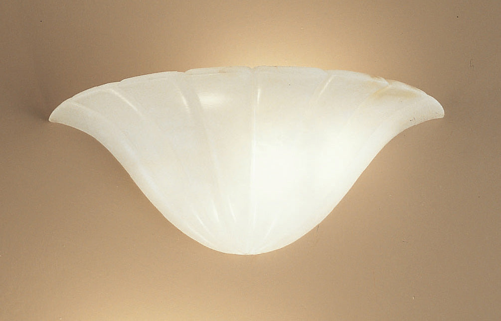 Classic Lighting 7480 W Navarra Alabaster Wall Sconce in White (Imported from Spain)