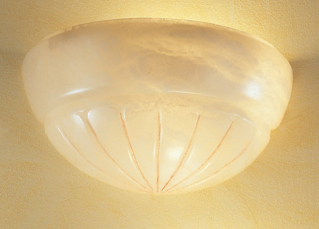 Classic Lighting 7485 CRM Navarra Alabaster Wall Sconce in Cream (Imported from Spain)