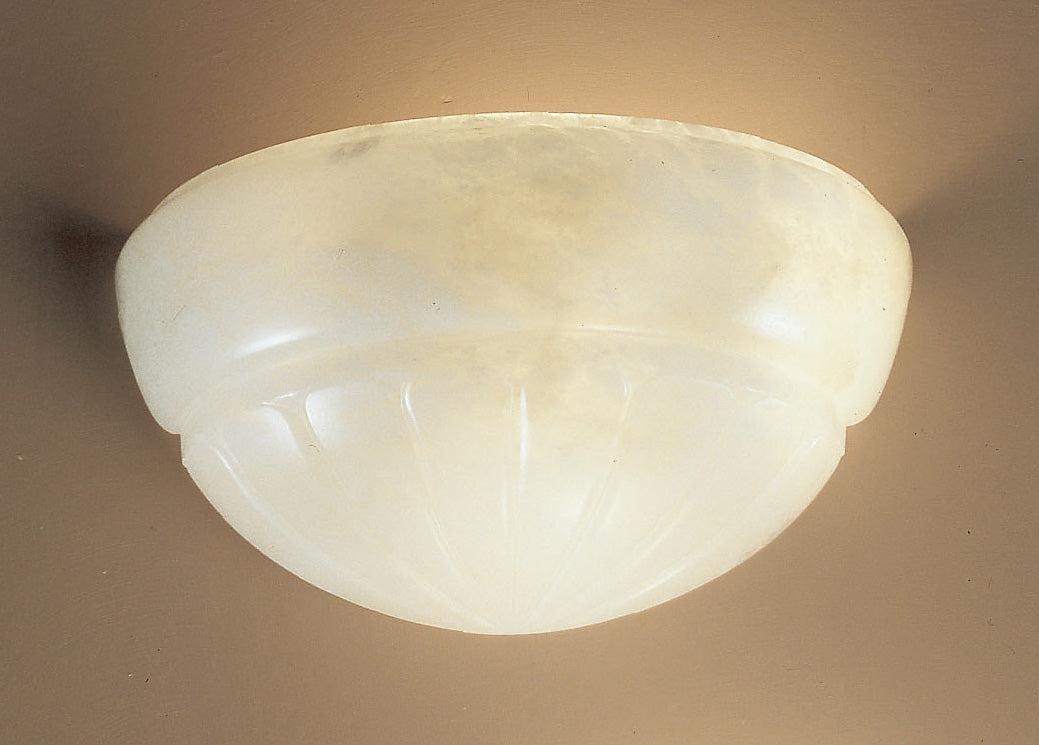 Classic Lighting 7485 W Navarra Alabaster Wall Sconce in White (Imported from Spain)