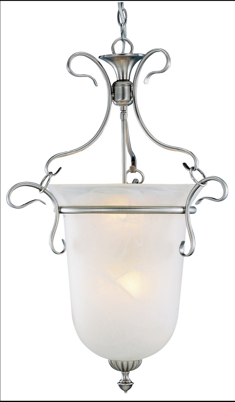 Classic Lighting 7996 PTR Bellwether Glass/Steel Pendant in Pewter