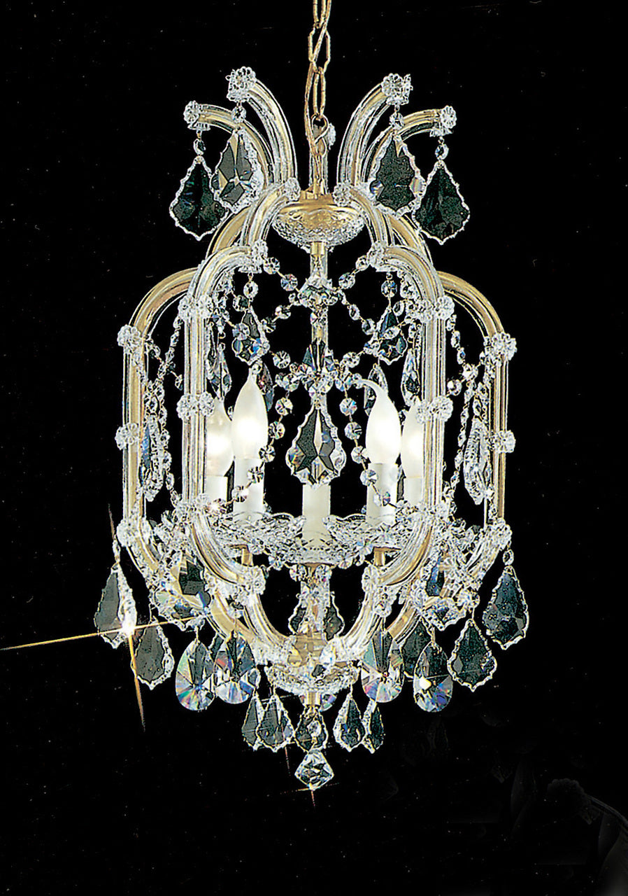 Classic Lighting 8115 OWG C Maria Theresa Traditional Crystal Chandelier in Olde World Gold (Imported from Italy)