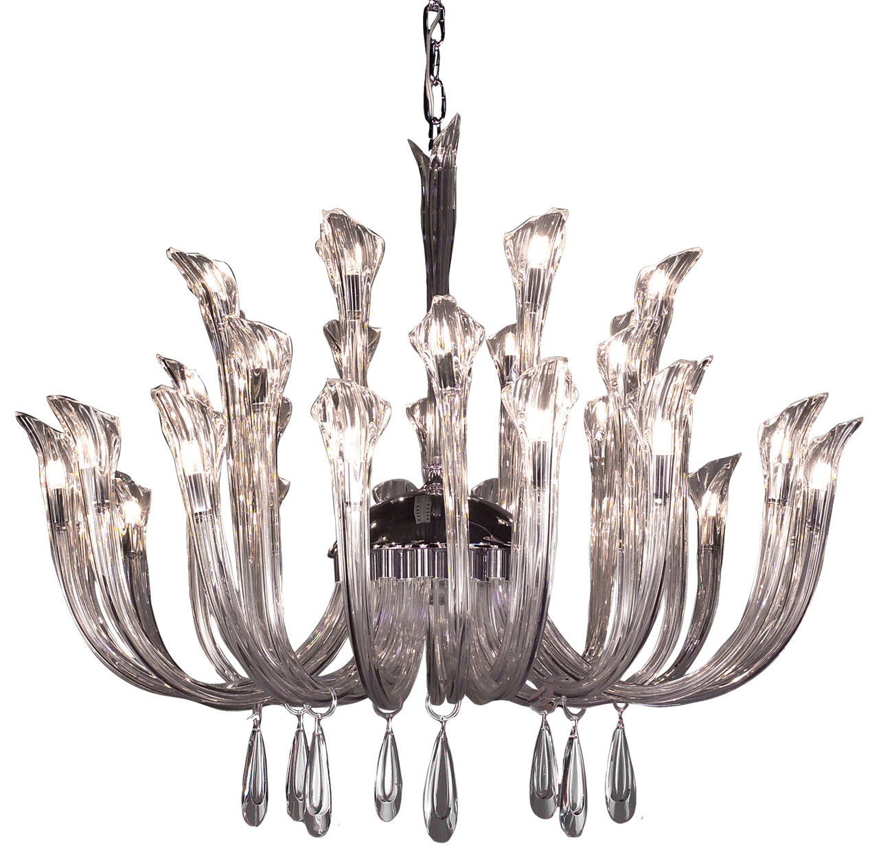 Classic Lighting 82025 CH CLR Inspiration Crystal Chandelier in Chrome (Imported from Spain)