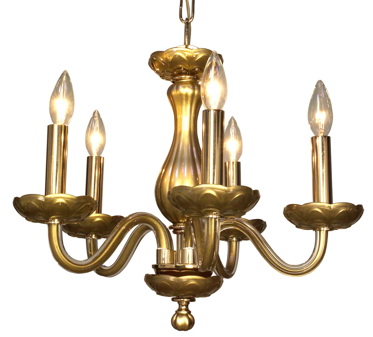 Classic Lighting 82045 GLD BK Monaco Crystal Chandelier in Gold (Imported from Spain)