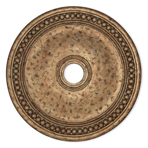 LIVEX Lighting 82076-36 Wingate Ceiling Medallion with Hand-Applied European Bronze