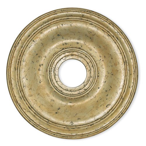 LIVEX Lighting 8219-28 Wingate Ceiling Medallion with Hand-Applied Winter Gold