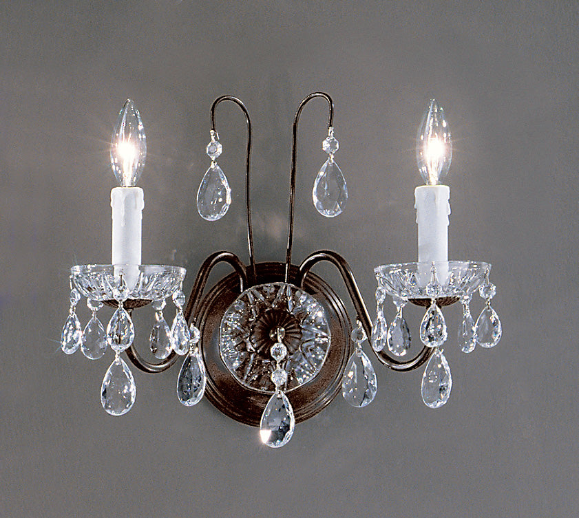 Classic Lighting 8372 CH I Daniele Crystal Wall Sconce in Chrome