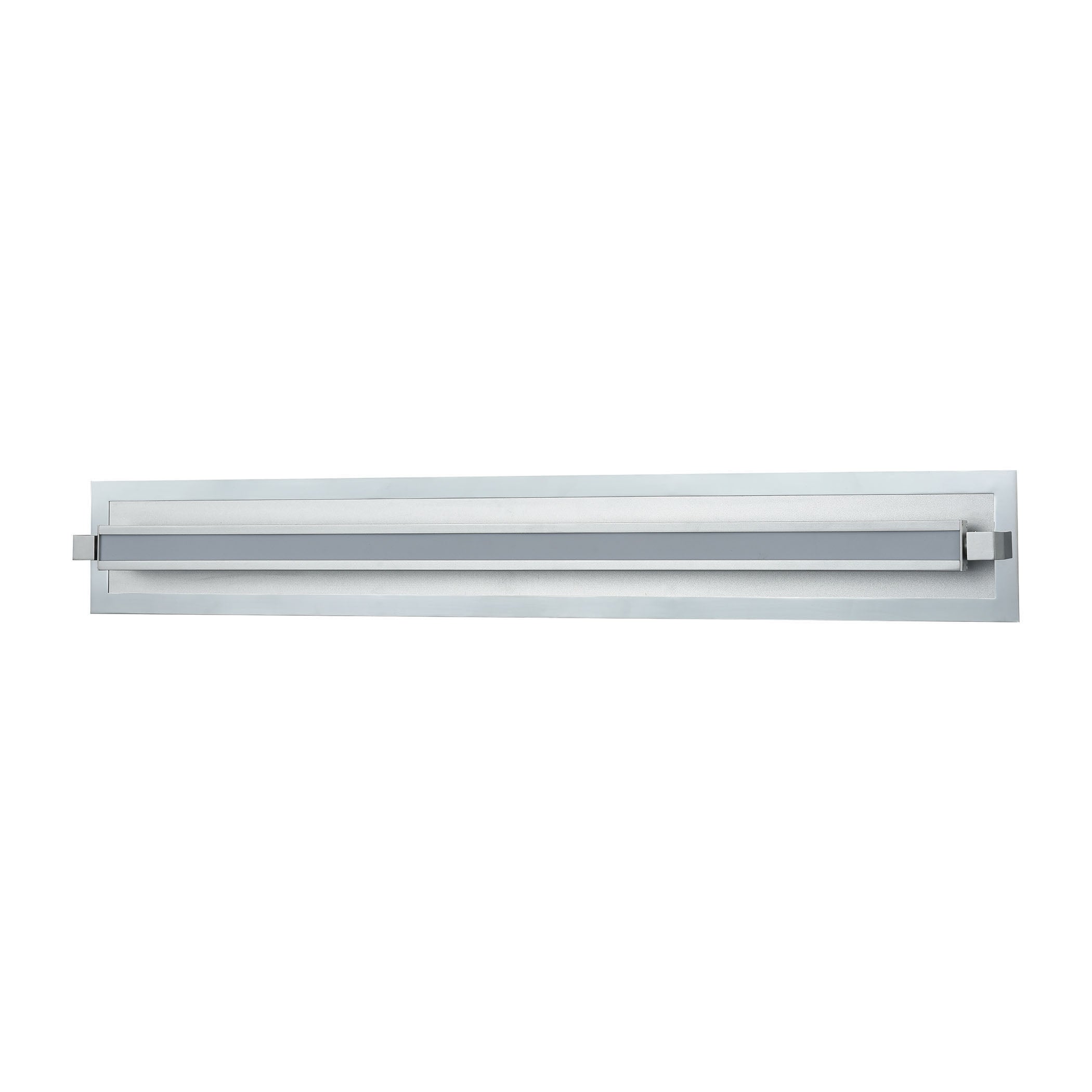 ELK Lighting 85122/LED Kiara 1-Light Vanity Sconce in Frosted and Polished Nickel and Satin Aluminum - Integrated LED