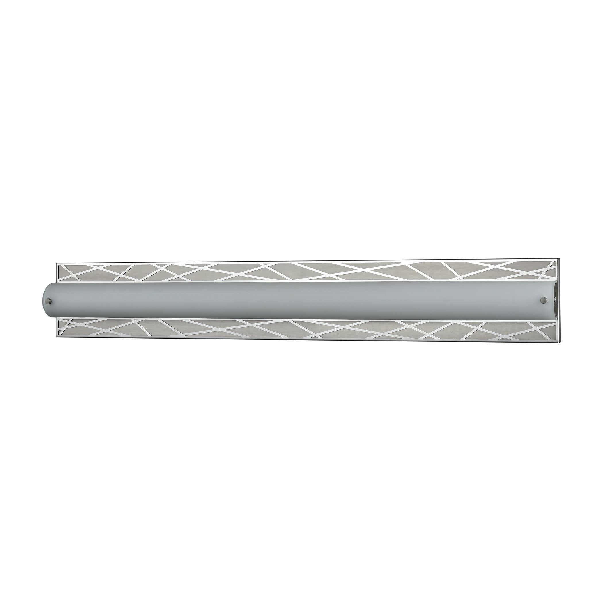 ELK Lighting 85132/LED Captiva 1-Light Vanity Sconce in Polished Stainless and Matte Nickel with Diffuser - Integrated LED