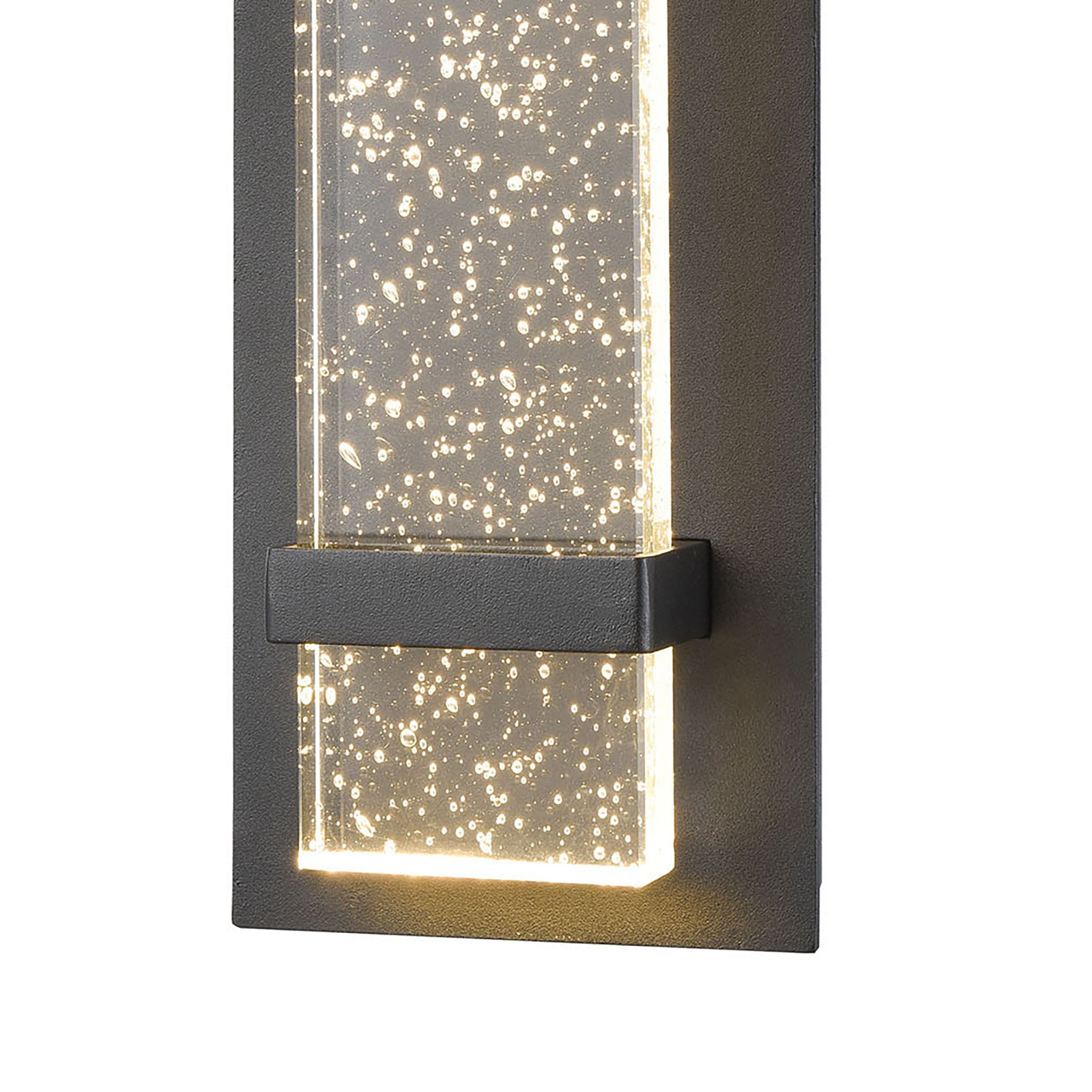 ELK Lighting 87110/LED Emode Sconce in Matte Black with Seeded Crystal - Integrated LED