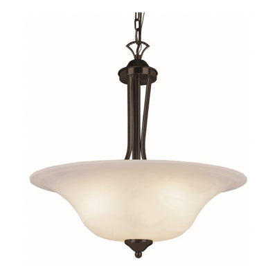Trans Globe Lighting 9284 ROB 20" Indoor Rubbed Oil Bronze Transitional  Chandelier