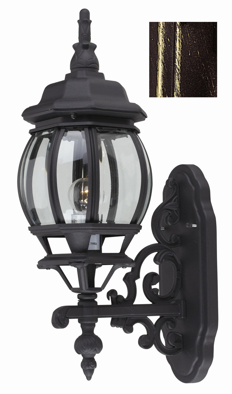 Trans Globe Lighting 4050 BG Francisco 20.5" Outdoor Black Gold Tuscan Wall Lantern