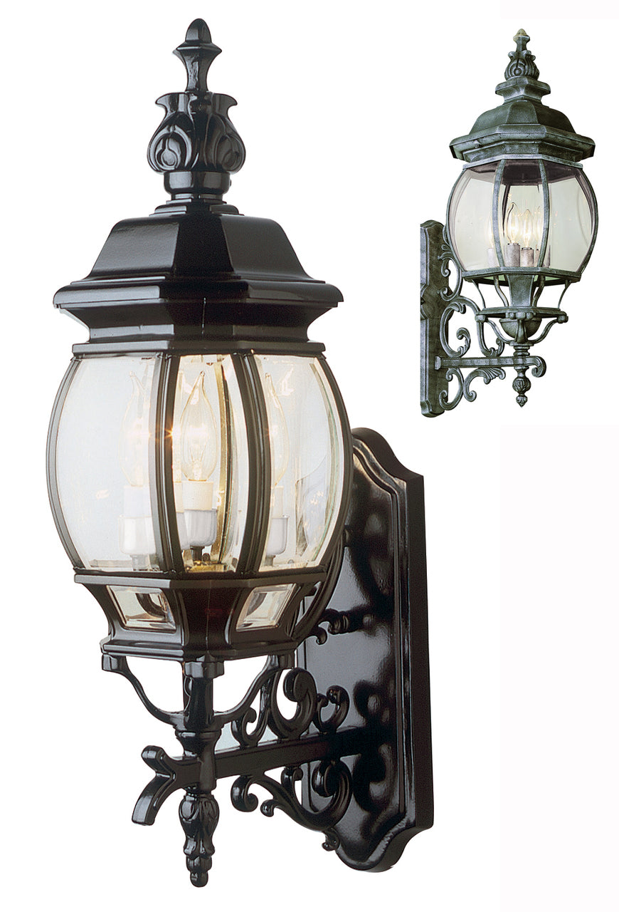 Trans Globe Lighting 4051 SWI Francisco 25" Outdoor Swedish Iron Tuscan Wall Lantern