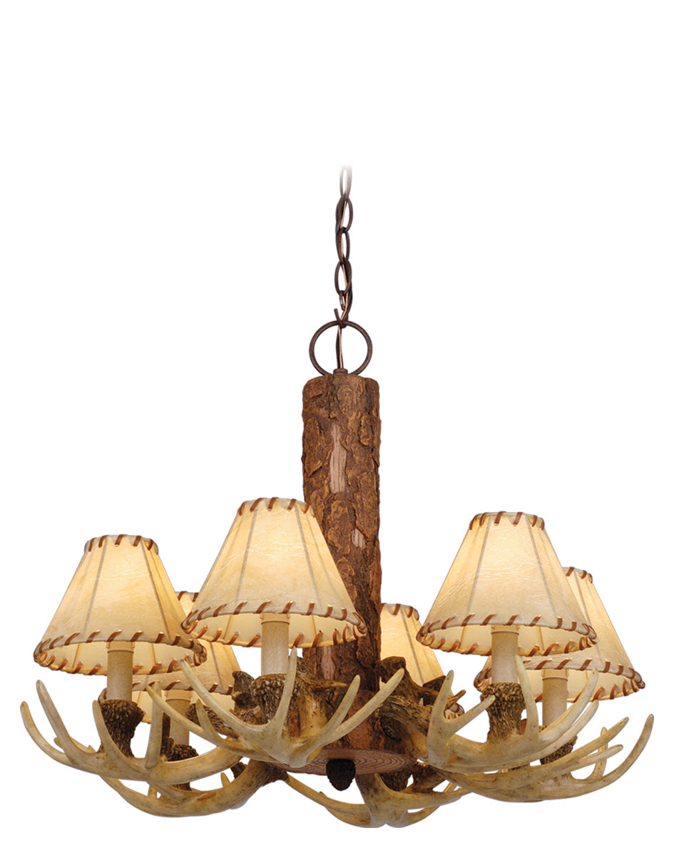 Vaxcel CH33006NS Lodge 6 Light Chandelier