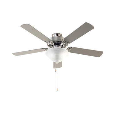 Trans Globe Lighting F-1000 BN 52" Indoor Brushed Nickel Traditional Ceiling Fan