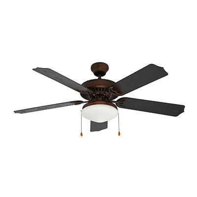 Trans Globe Lighting F-1003 ROB 14.5" Outdoor Rubbed Oil Bronze Traditional Ceiling Fan