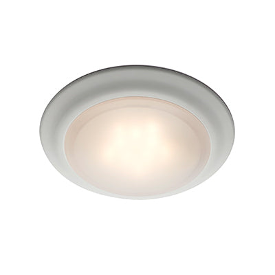 Trans Globe Lighting LED-30016 WH 7.5" Indoor White Contemporary Flushmount