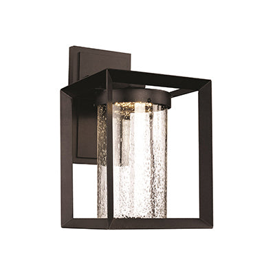Trans Globe Lighting LED-50162 BK 14.75" Outdoor Black Contemporary Wall Lantern