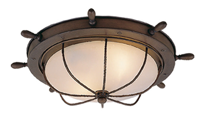 Vaxcel OF25515RC Nautical 15" Outdoor Ceiling Light