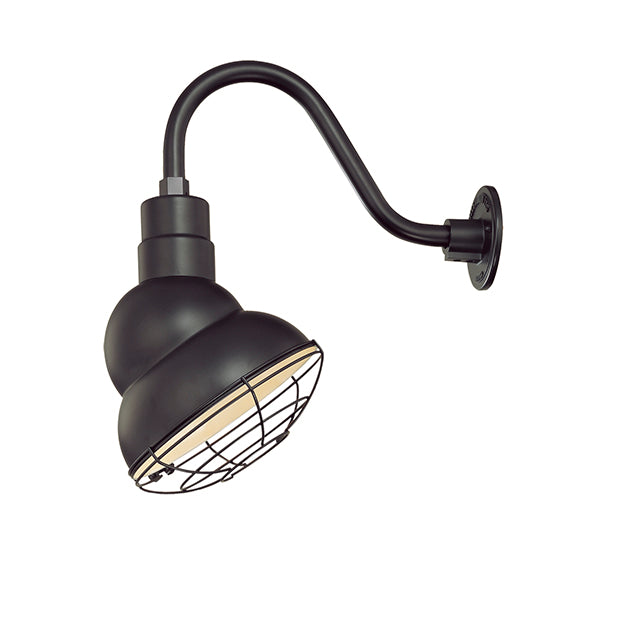 Millennium Lighting RES10-SB R Series 10" Satin Black Industrial Warehouse Shade - Shade Only