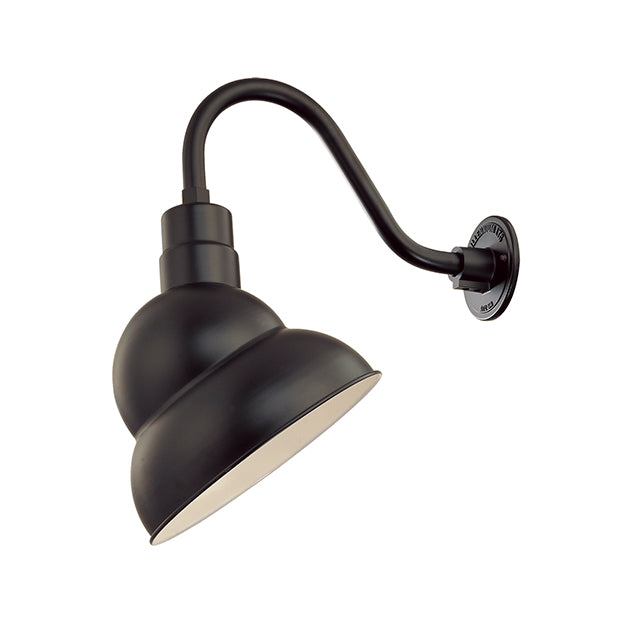 Millennium Lighting RES12-SB R Series 12" Satin Black Industrial Warehouse Shade - Shade Only