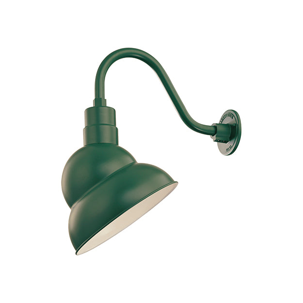 Millennium Lighting RES12-SG R Series 12" Satin Green Industrial Warehouse Shade - Shade Only