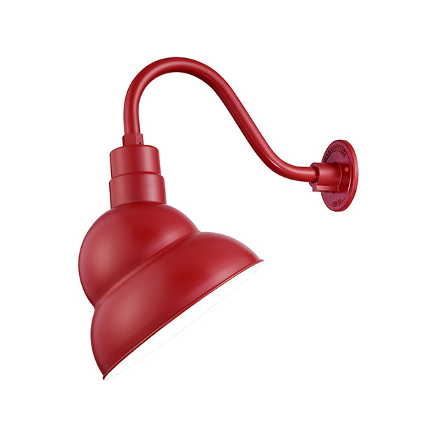 Millennium Lighting RES12-SR R Series 12" Satin Red Industrial Warehouse Shade - Shade Only
