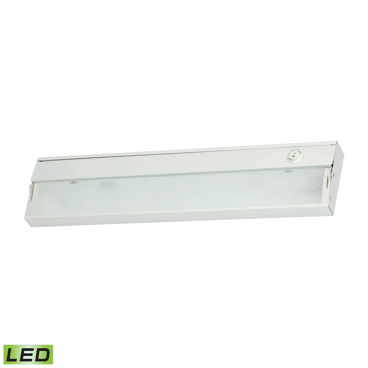 ELK Lighting LD017RSF-D ZeeLED 2-Light Under-cabinet Light in White with Diffused Glass - Integrated LED