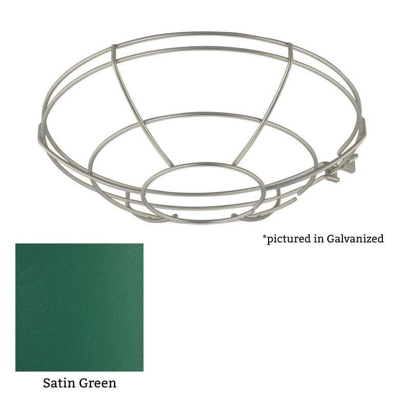 Millennium Lighting RWG10-SG R Series Satin Green 10" Protective Light Wire Guard