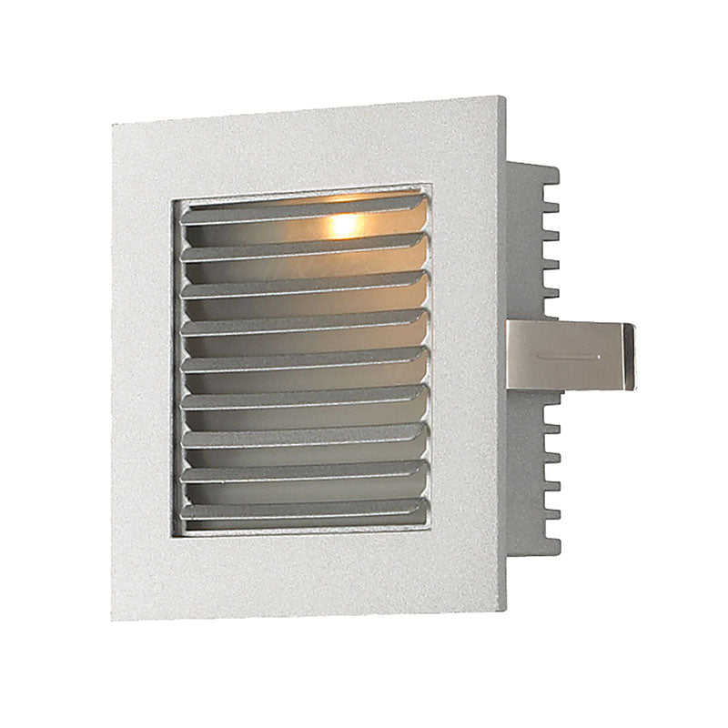 Elk WZ-104 Steplight with Wall Recessed Xenon Trim for New Construction Housing (Sold Separately) Grey Louvre/Grey Trim