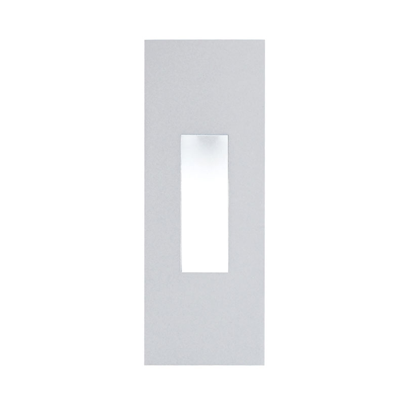 Elk WLE106SQ32K-5-16 Scope Wall Recessed 1.2W LED Rectangle Trim for New Construction Housing (Sold Separately) with Frosted Lens and Stainless Steel Trim