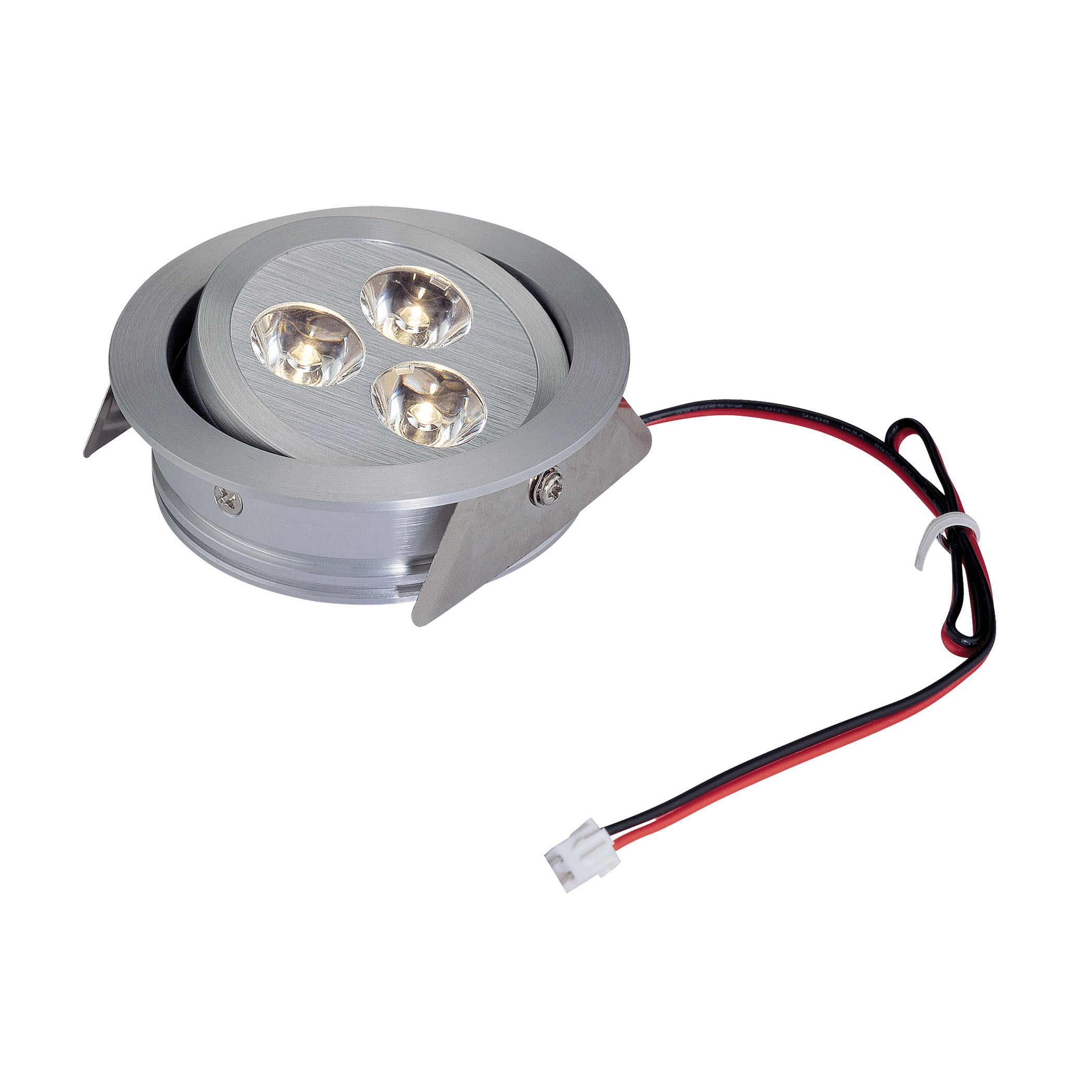 ELK Lighting WLE123C32K-0-98 Tiro 3-Light Directional Downlight in Brushed Aluminum with Clear Acrylic Diffuser - Integrated LED