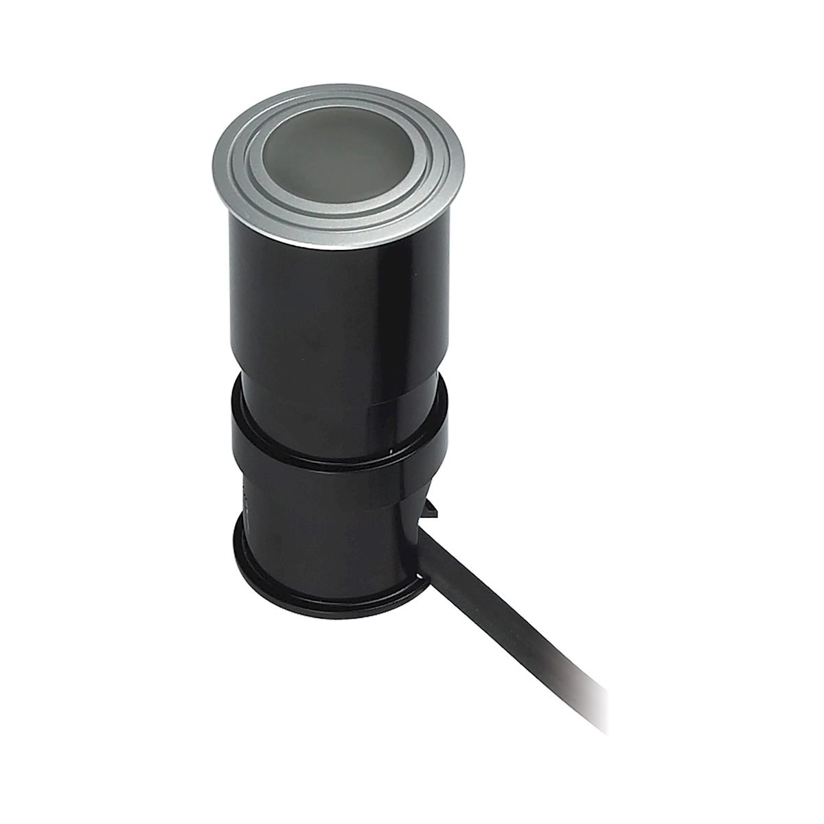 ELK Lighting WLE125C32K-5-95 Wet Spot 1-Light Button Light in Metallic Grey with Frosted Glass Lens - Integrated LED