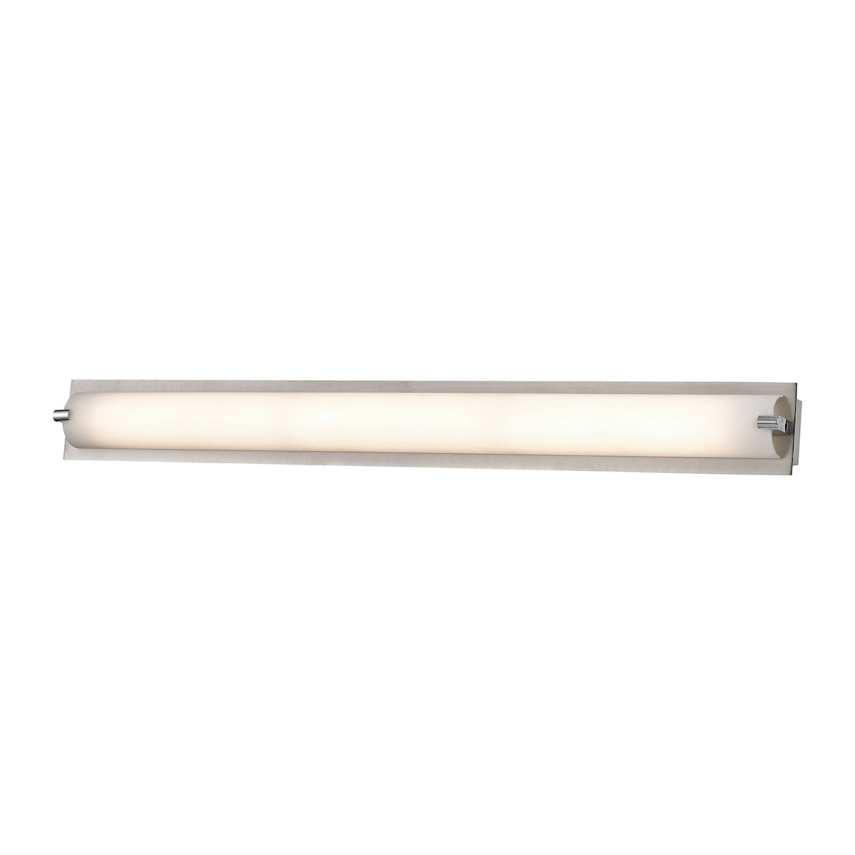 ELK Lighting WS4525-5-16M Piper 1-Light Vanity Sconce in Satin Nickel with Frosted Glass - Medium