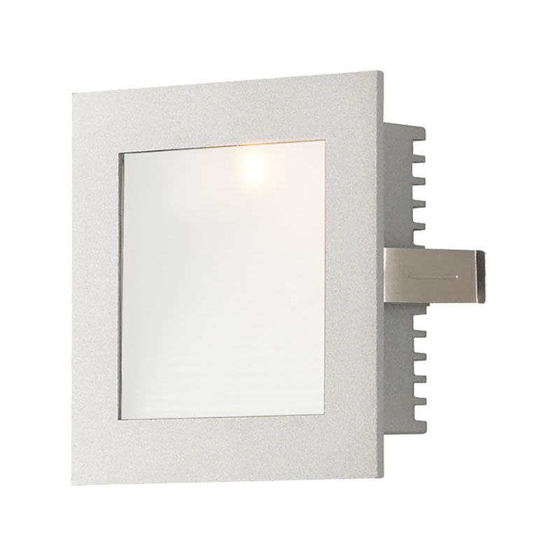 Elk WZ-101 Steplight with Wall Recessed Xenon Trim for New Construction Housing (Sold Separately) Opal Lens/Grey Trim