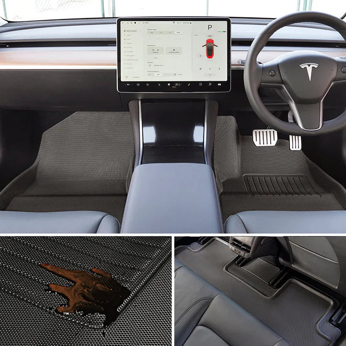 TESEVO 3D Floor Mats for Tesla Model 3/Y-TESEVO