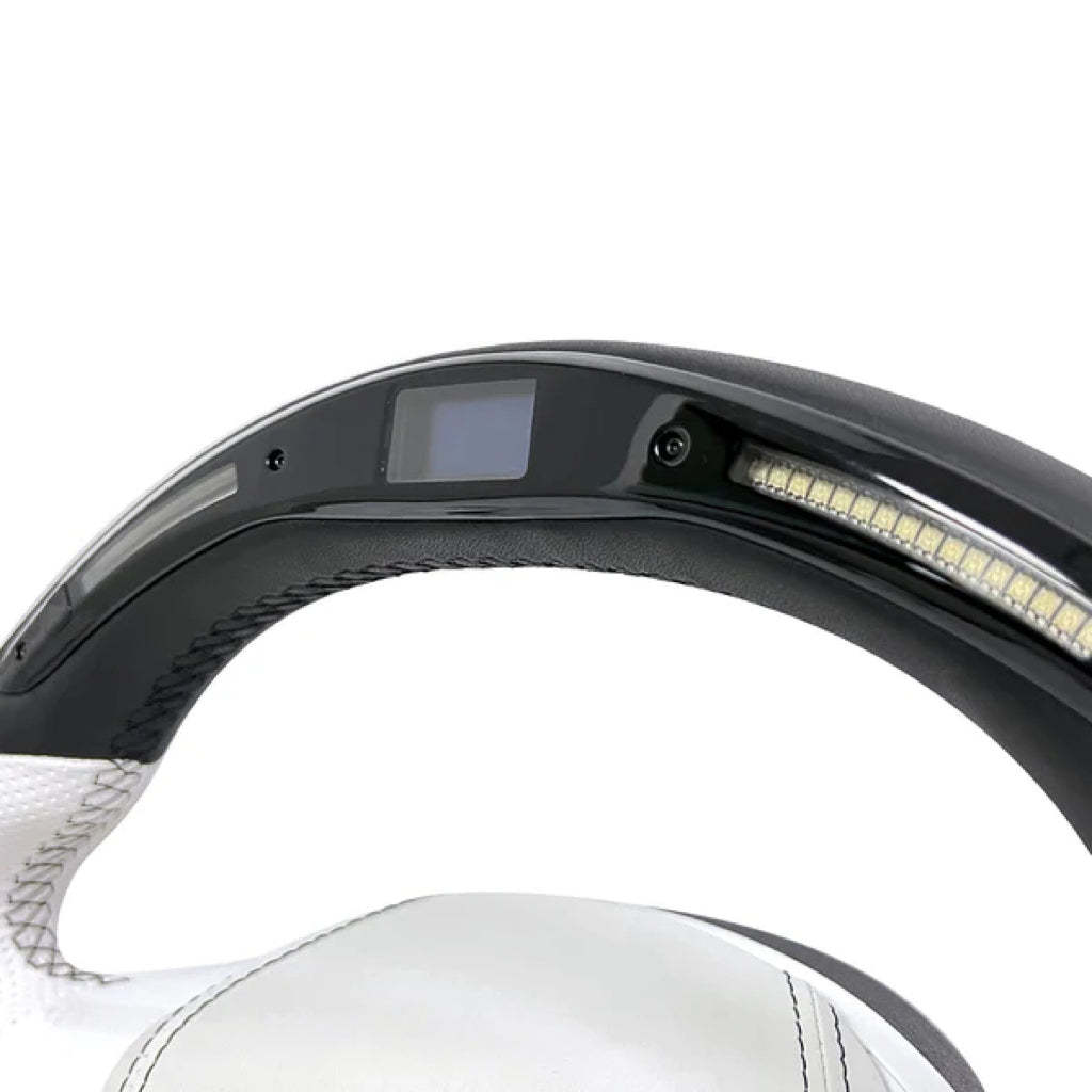 TESEVO LED Sport Leather Steering Wheel for Model 3/Y 【Style 20】