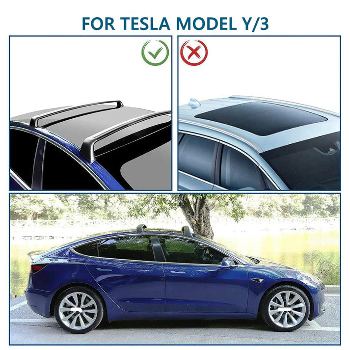 Tesla s roof discount rack