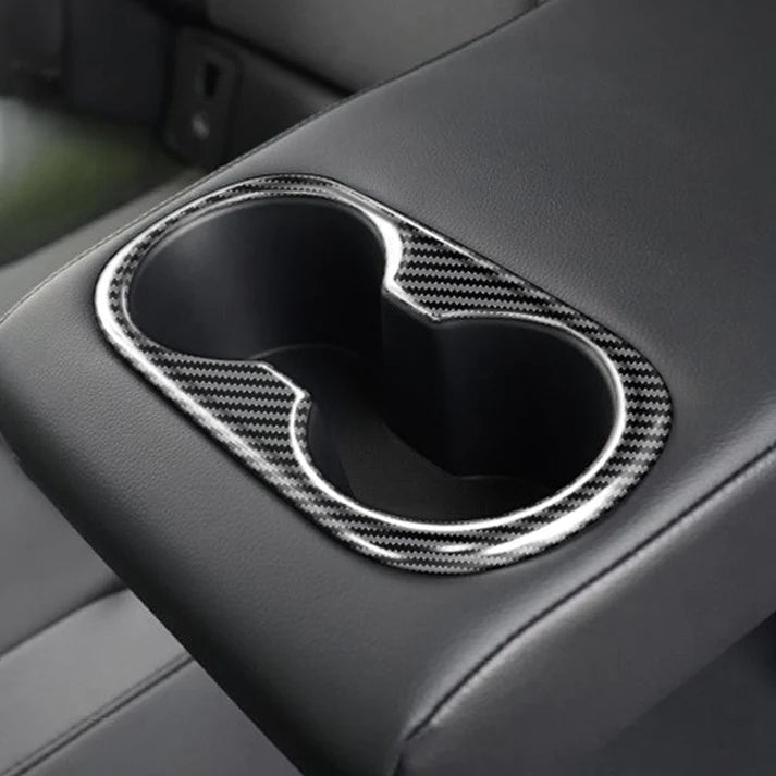 TESEVO Rear Seat Cup Holder Decorative Frame for Model 3/Y-TESEVO