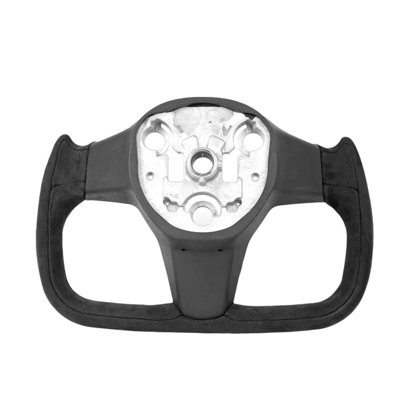 Yoke Steering Wheel for Model 3 / Y Alcantara 【Style 18】-TESEVO