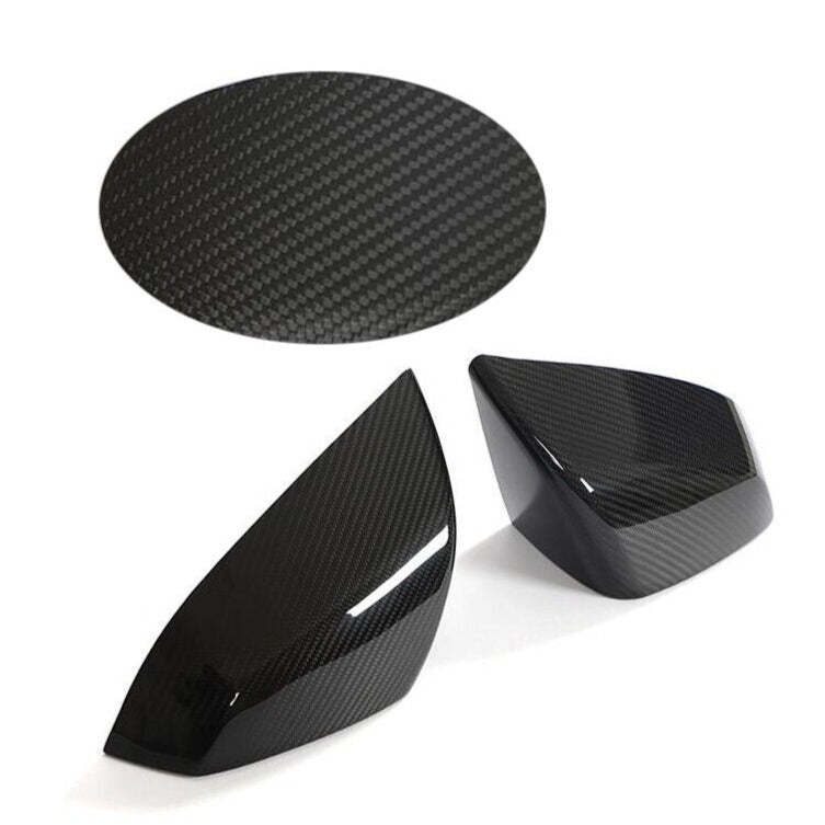 Real Carbon Fiber Mirror Caps for Tesla Model S 2021-2023 Original Style-TESEVO